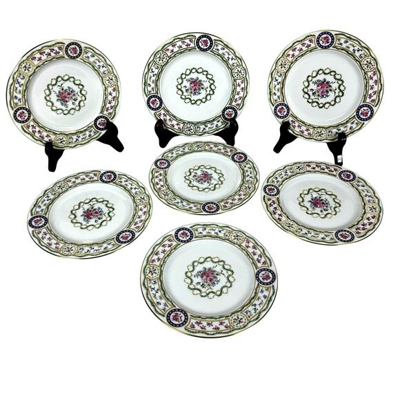 Haviland Limoges "Louveciennes" Bread Butter Plates 6 3/8" France-Set of 7-Mint! - Picture 3 of 8
